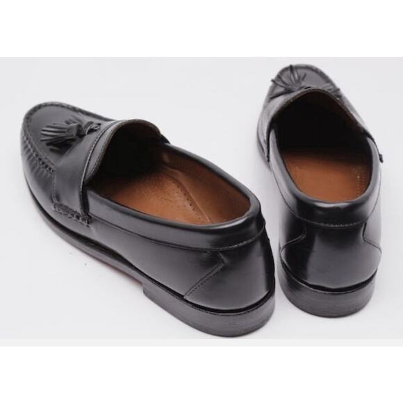 ALLEN EDMONDS STOWE Black Tassel Loafers Shoes Mens Size 11.5 Fast Shipping main image 11